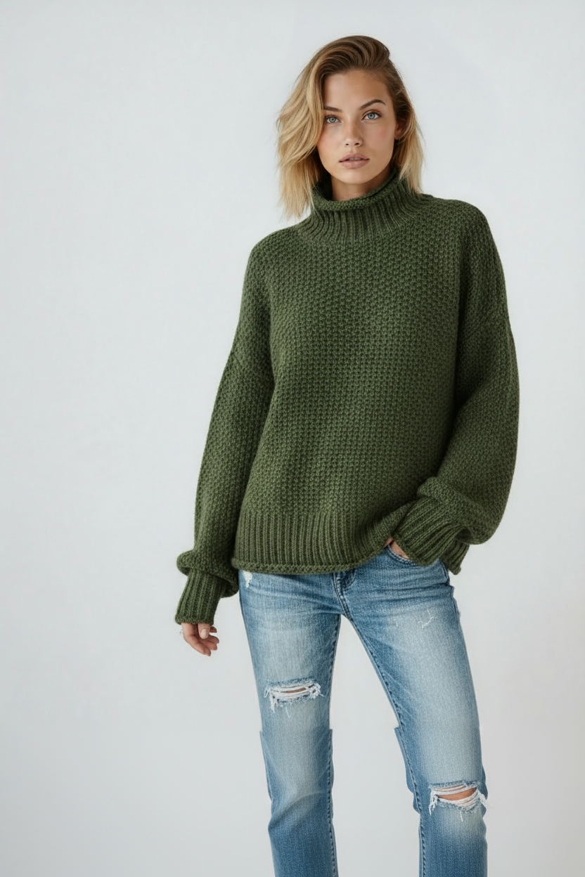 Juliette | Turtleneck Knit Jumper