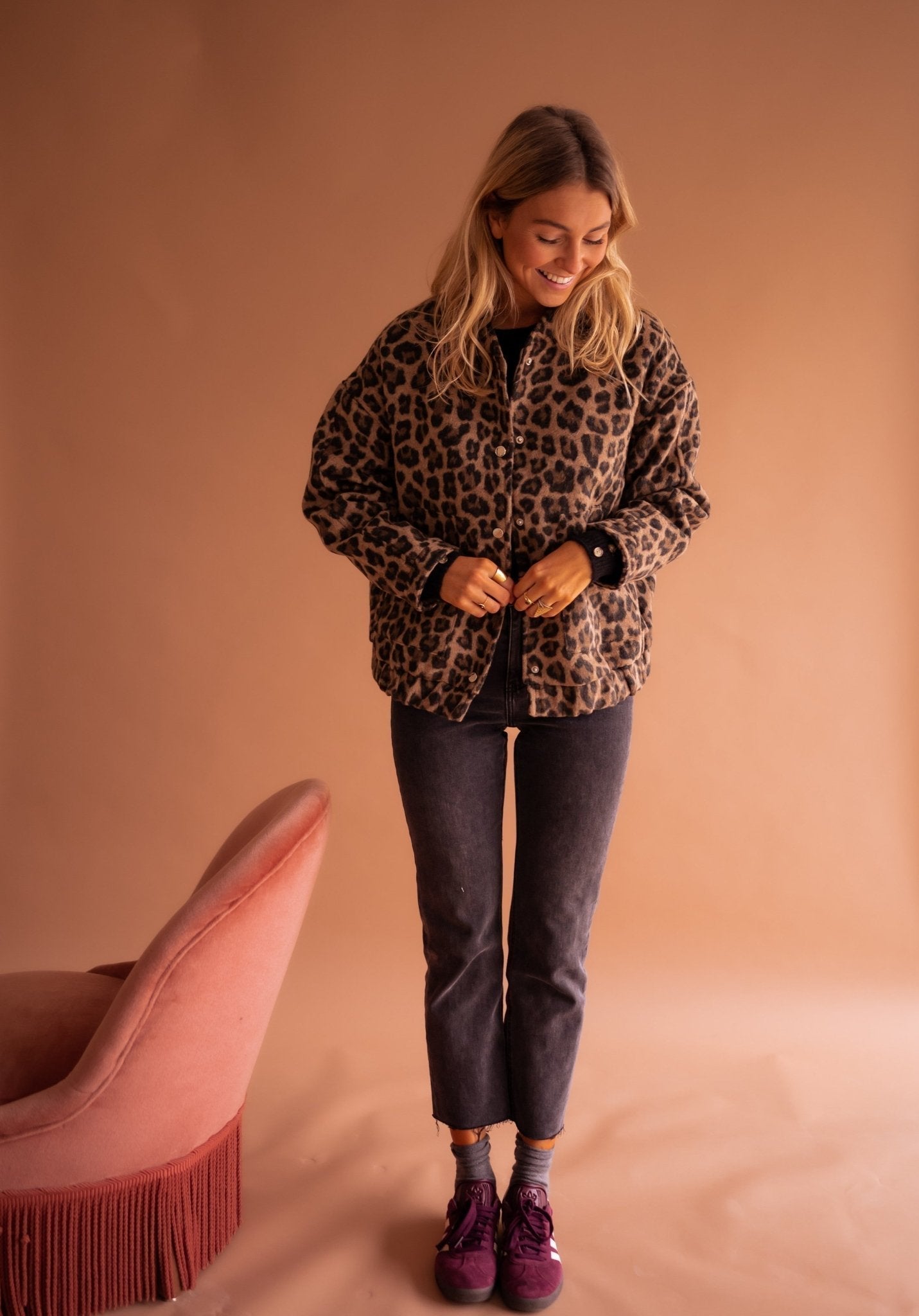 Juliette | Luxe Leopard Print Jacket