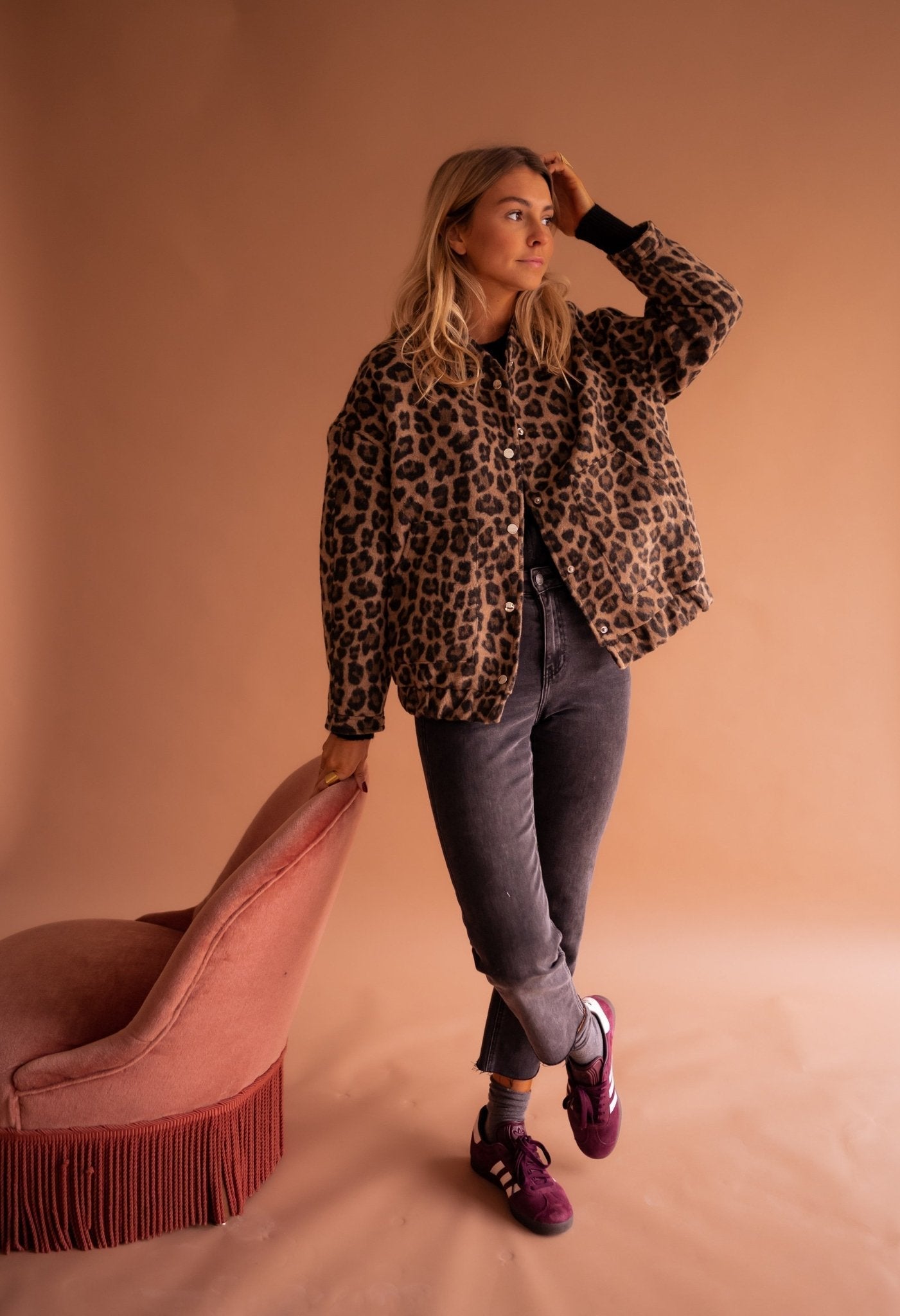 Juliette | Luxe Leopard Print Jacket