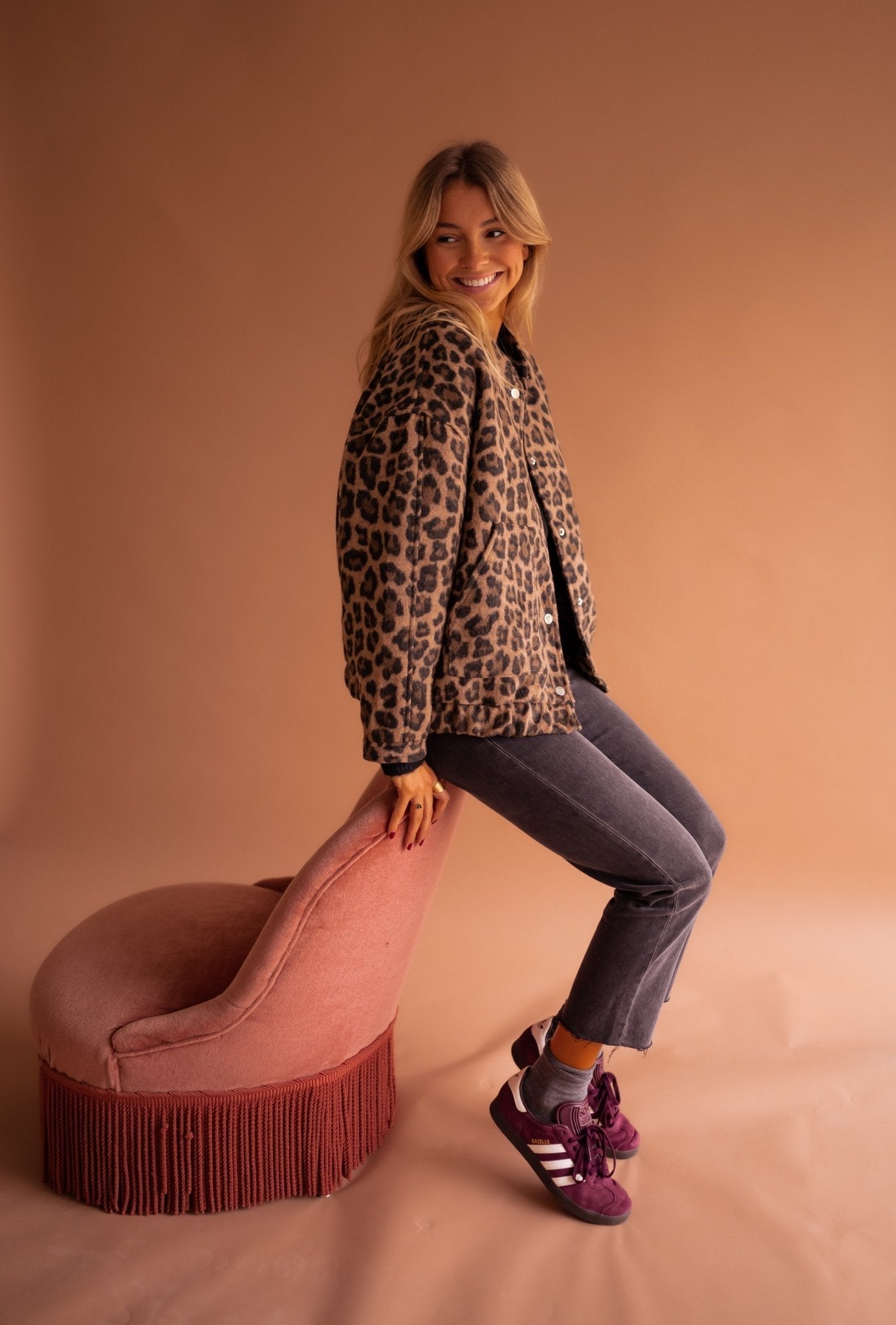Juliette | Luxe Leopard Print Jacket