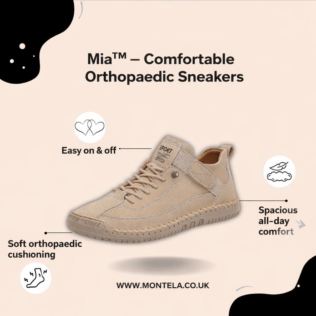 Mia™ – Comfortable & Pain-Free Orthopaedic Trainers