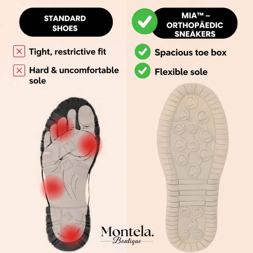 Mia™ – Comfortable & Pain-Free Orthopaedic Trainers
