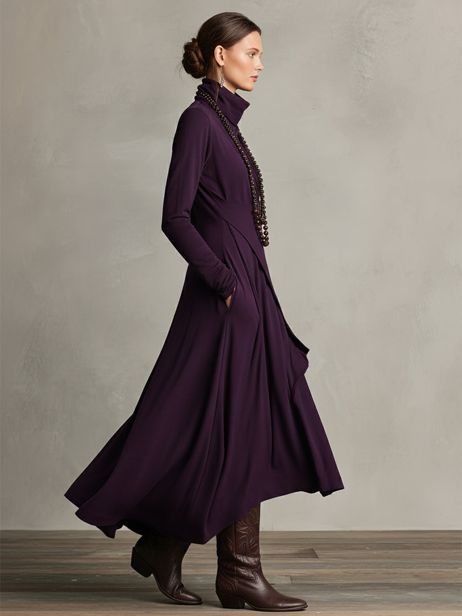Nathalie | Graceful Draped Dress