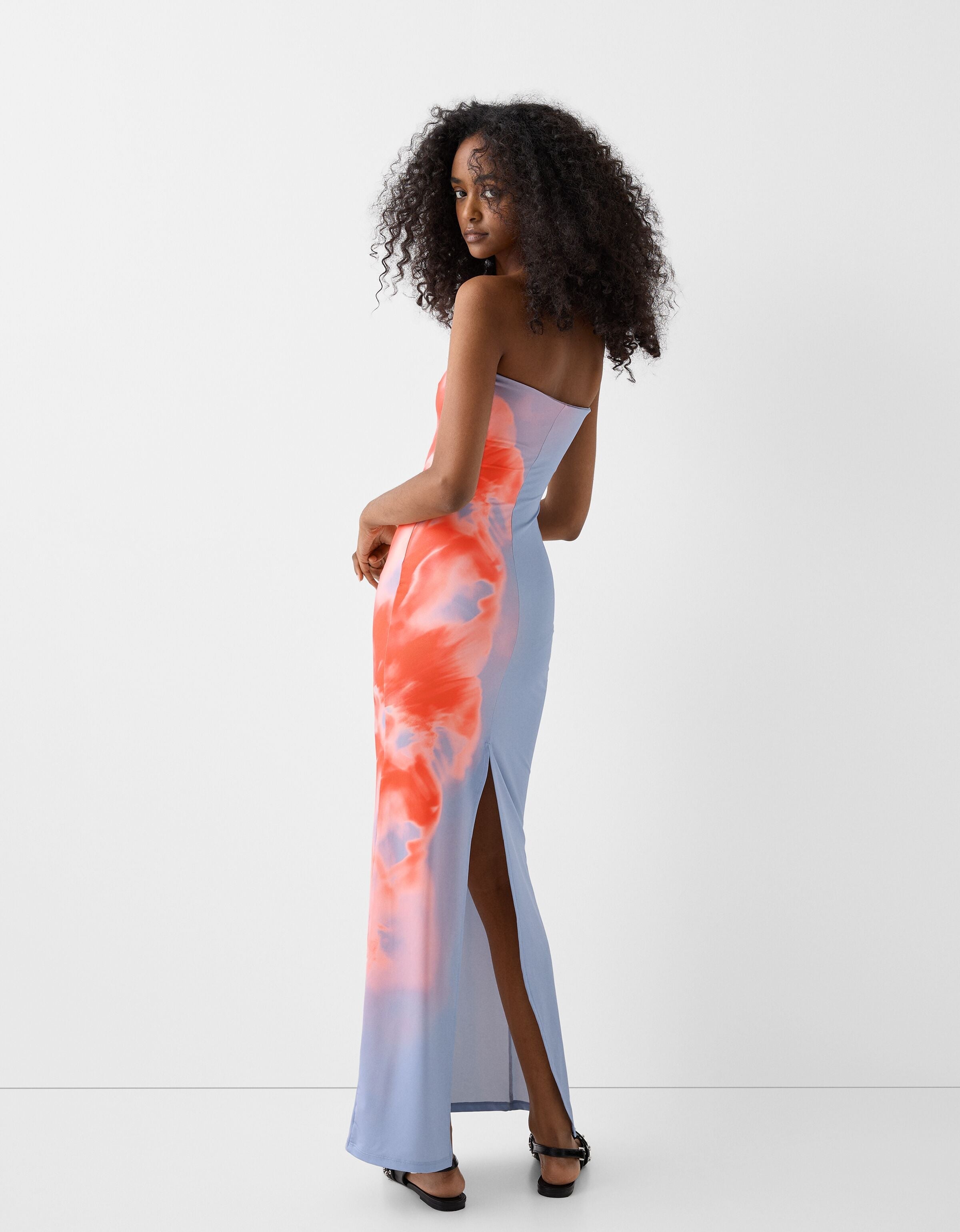 Elara | Bandeau Floral Dress
