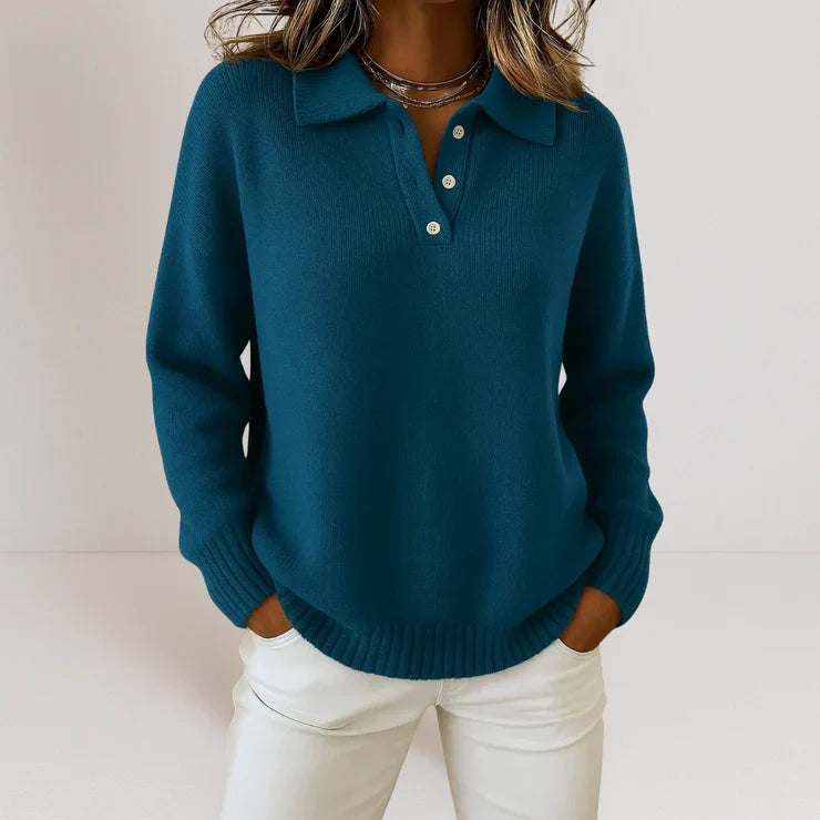 Eleanor  | Soft knitted jumper with collar
