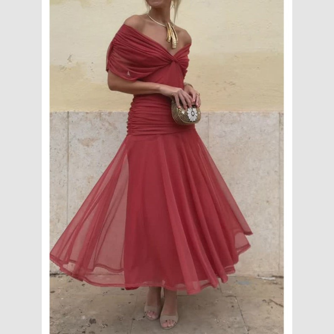 Breana™ Mesh Flower Dress