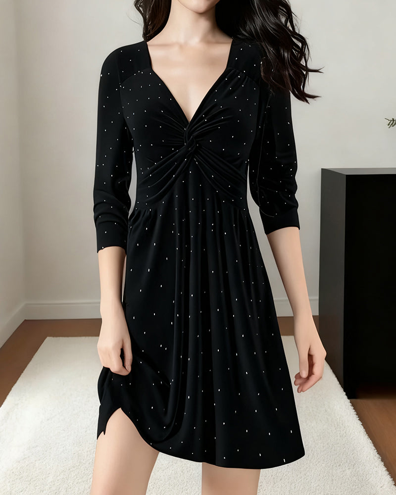 Clara | Refined Velvet Dress