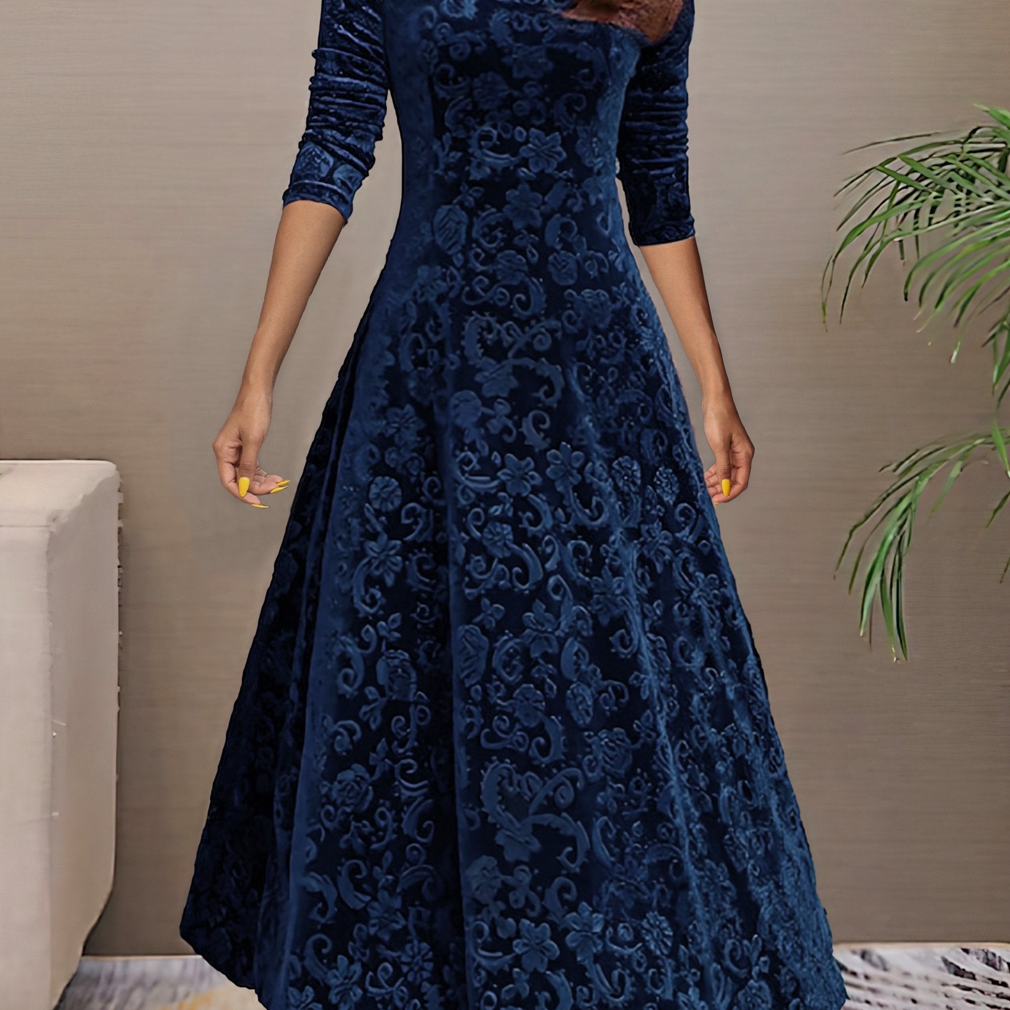 Daphne | Luxe Velvet Evening Dress