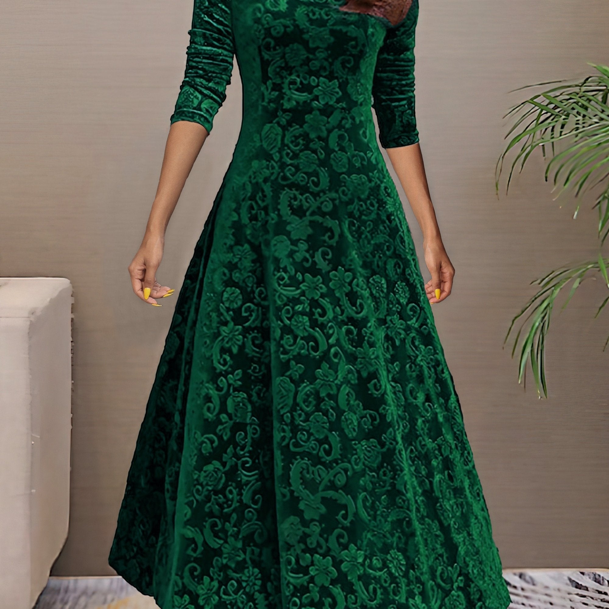 Daphne | Luxe Velvet Evening Dress