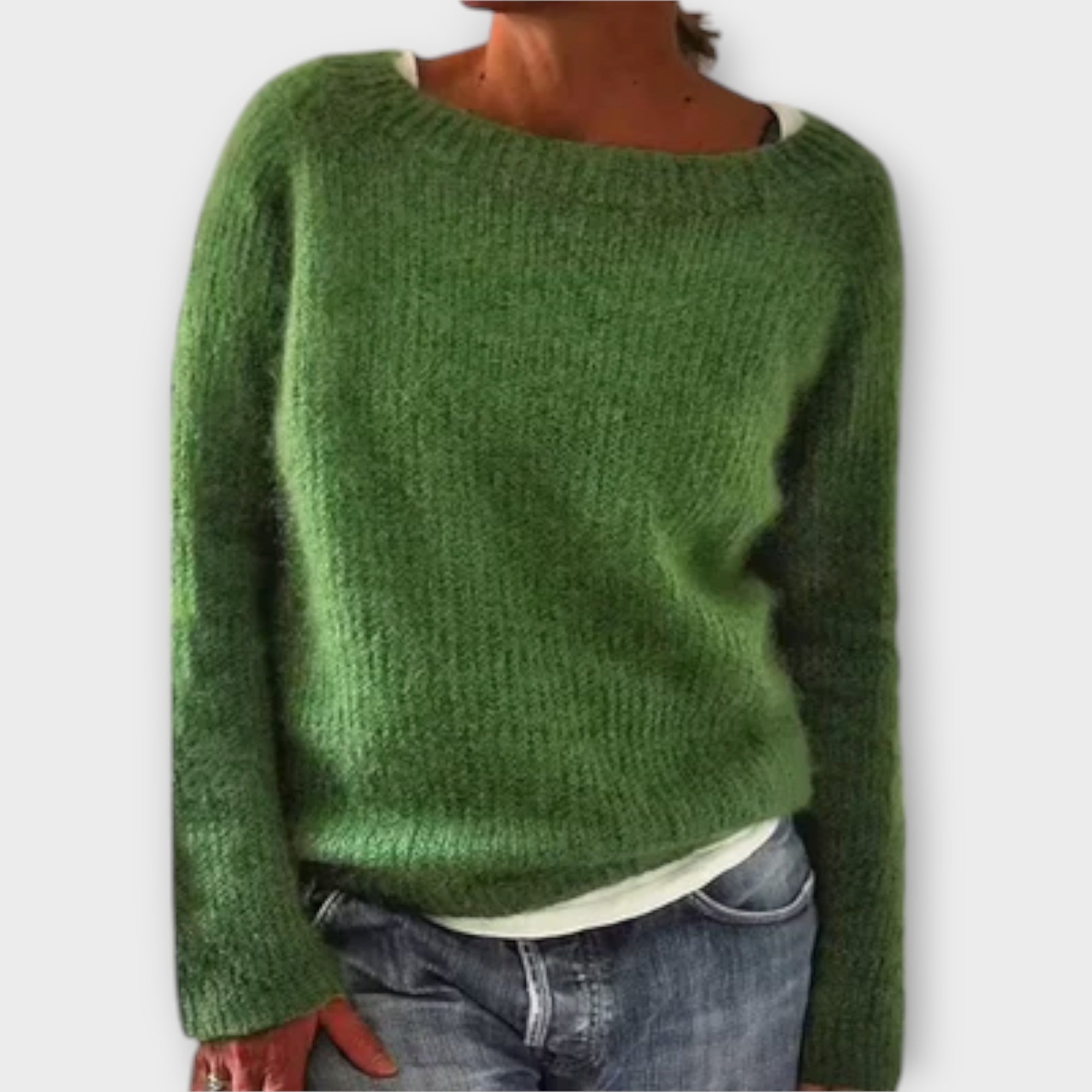 Renee | Solid Knit Sweater