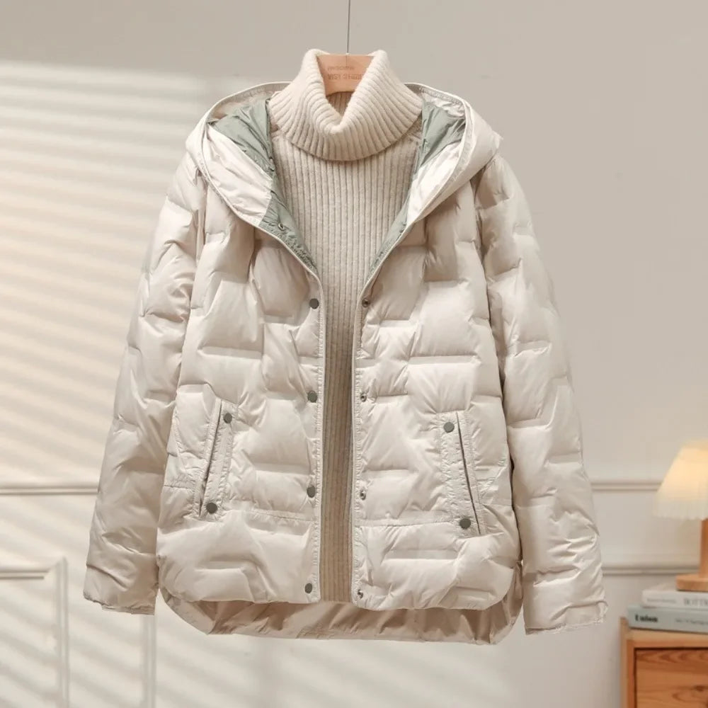 Livia | Quilted Hooded Winter Jacket