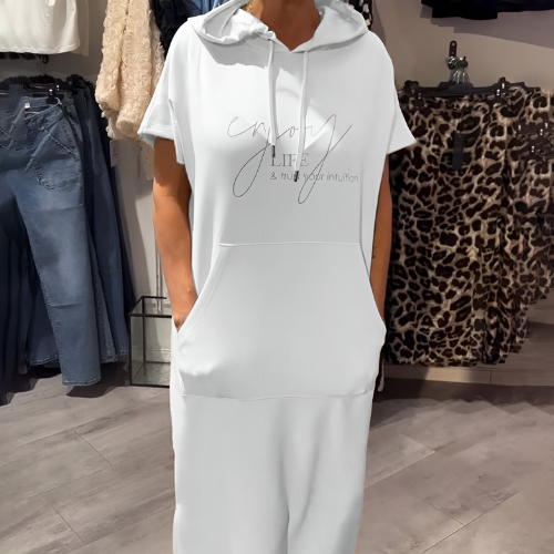 Gemma | Soft Jersey Hoodie Dress