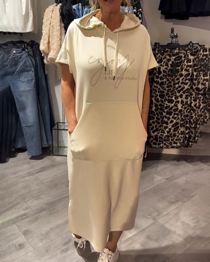 Gemma | Soft Jersey Hoodie Dress