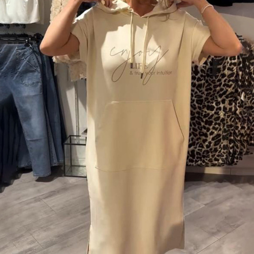 Gemma | Soft Jersey Hoodie Dress
