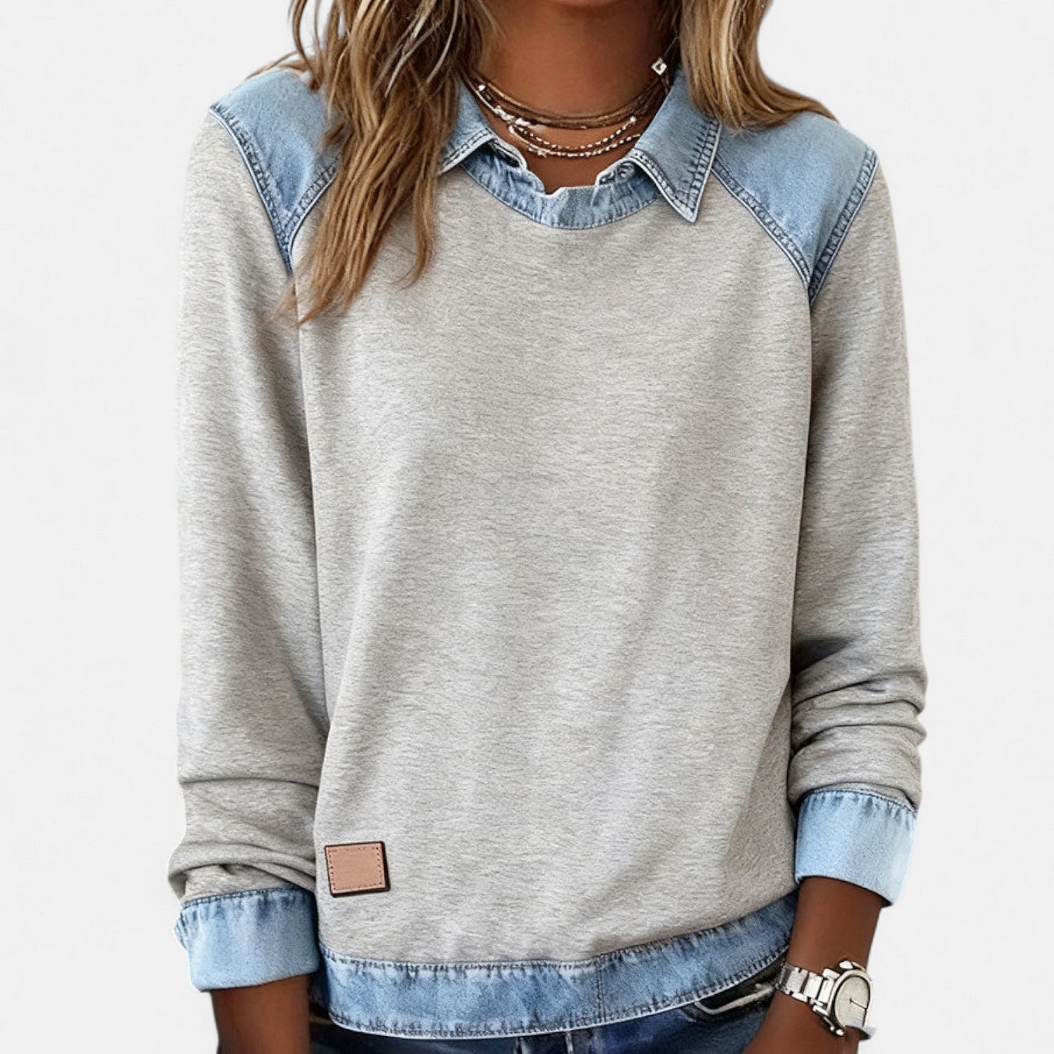 Elena | Sophisticated Long Sleeve Blouse