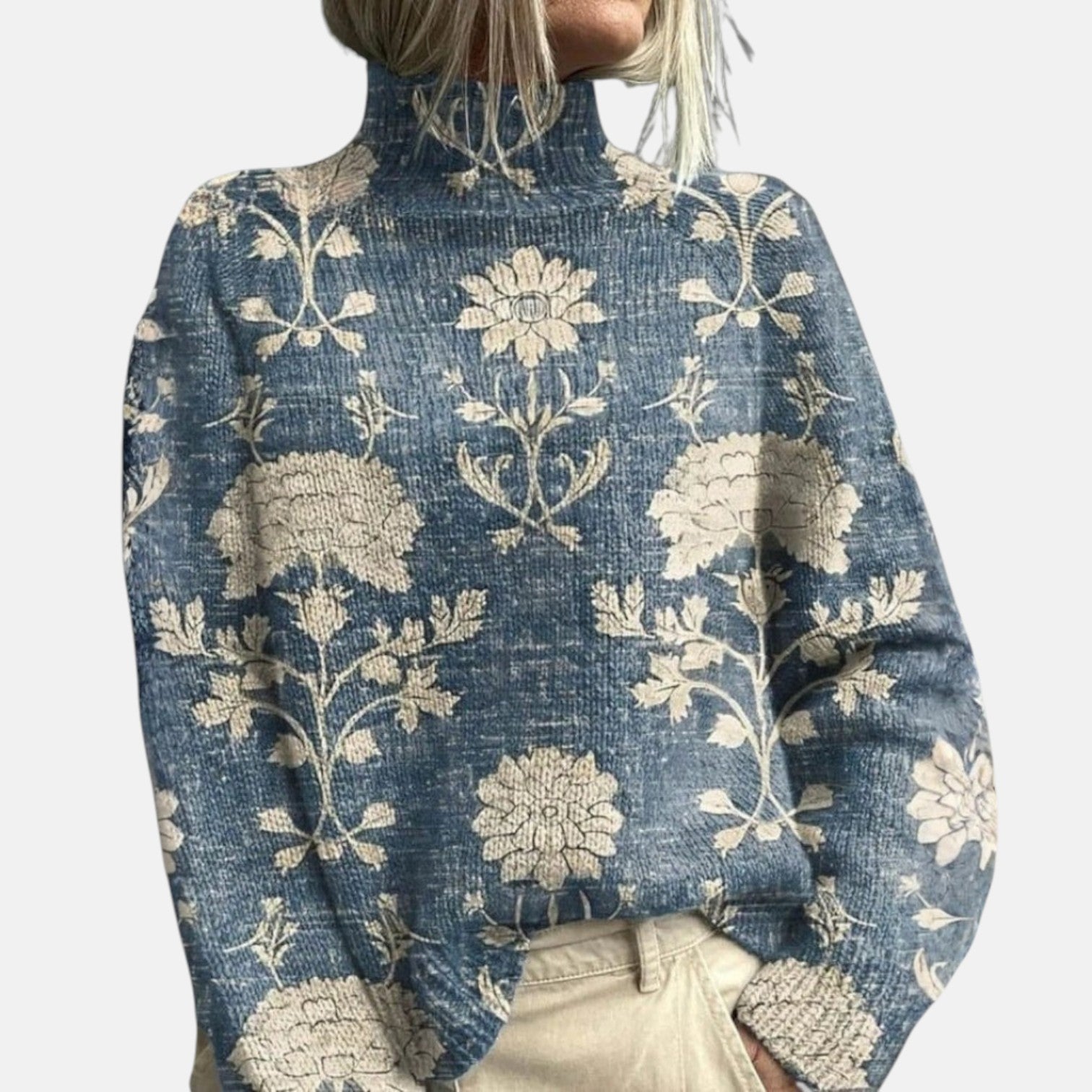 Amelie | Elegant Roll Neck Sweater