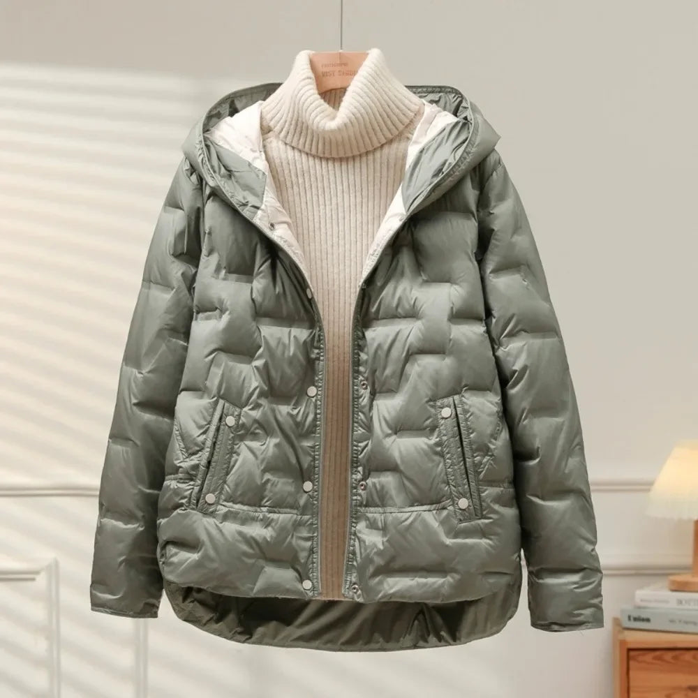 Livia | Quilted Hooded Winter Jacket