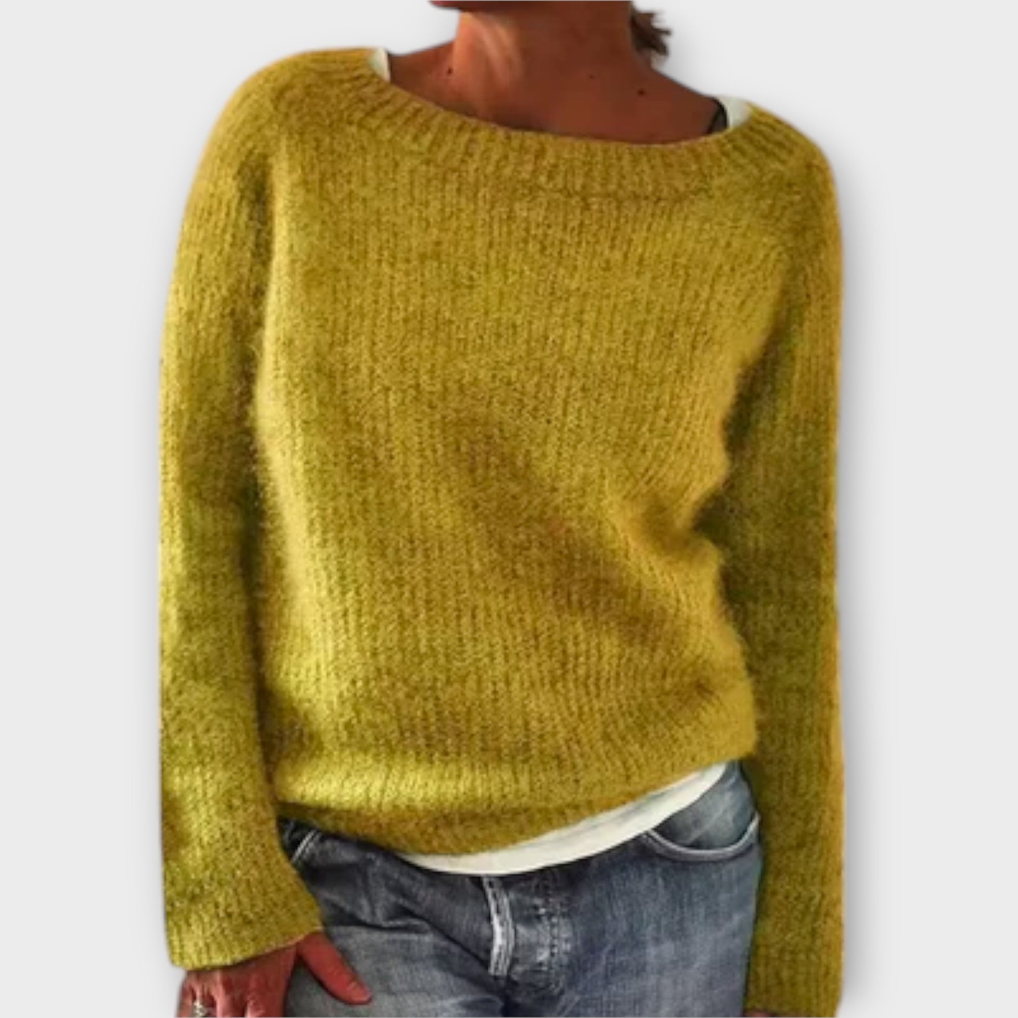 Renee | Solid Knit Sweater