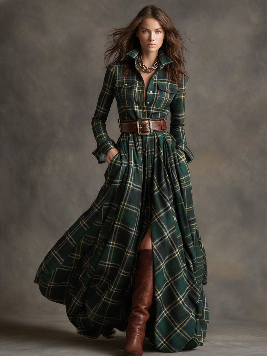 Scarlett | Elegantly Belted Shirt Dress