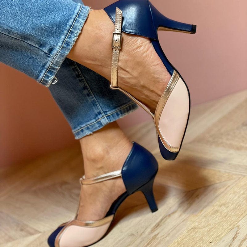 Verena | Elegant T-Strap Heels