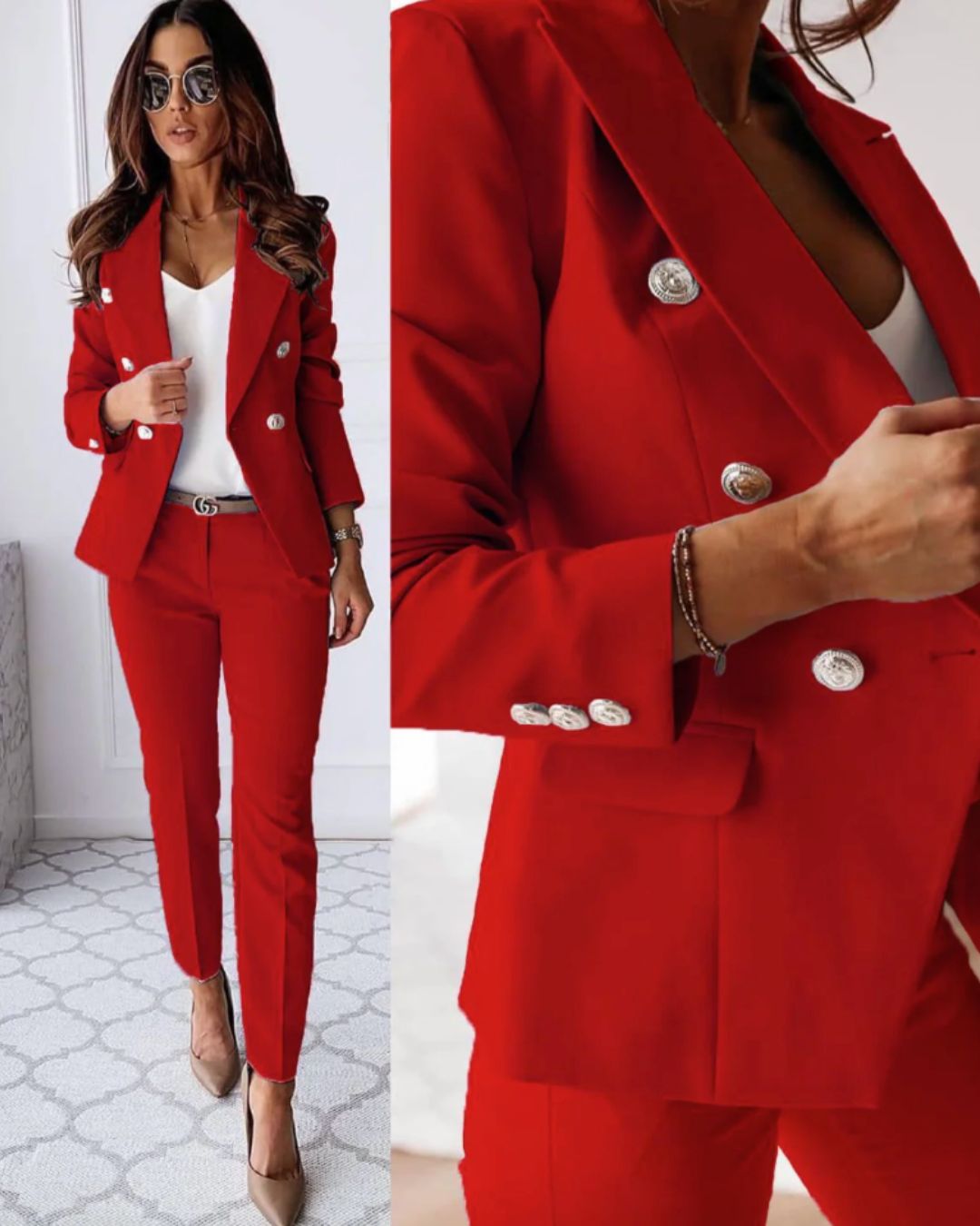 Isolde | Tailored Double-Breasted Suit