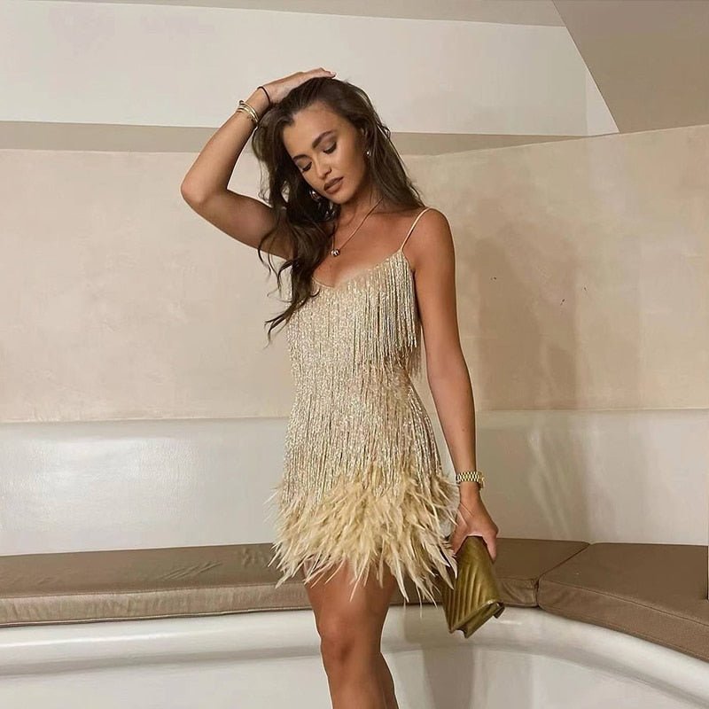 Doria | Feather Weight Mini Dress