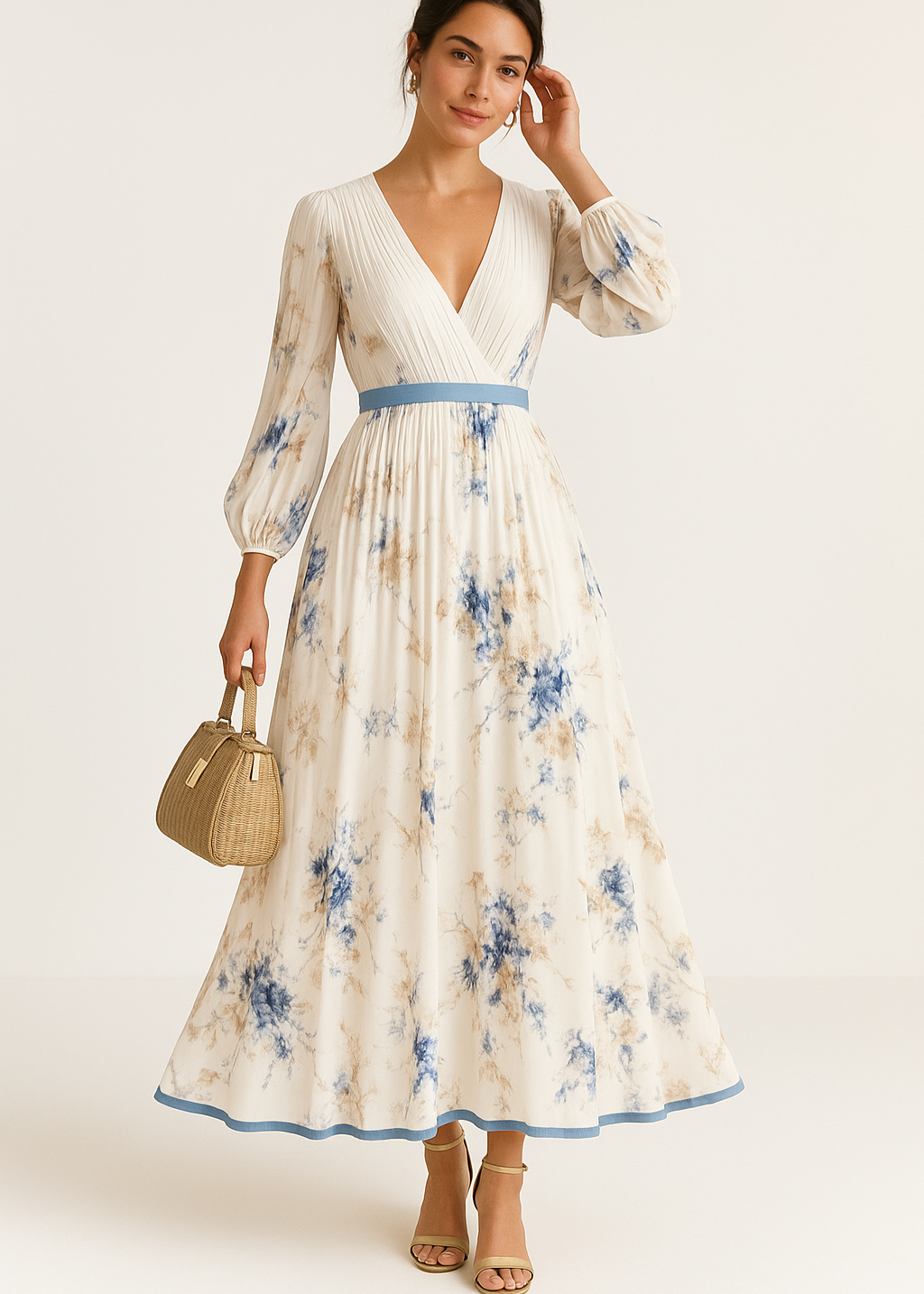Lila | Graceful Floral Maxi Dress
