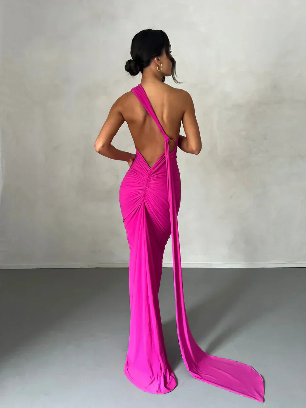 Livia | One-Shoulder Cut-Out Maxi Dress