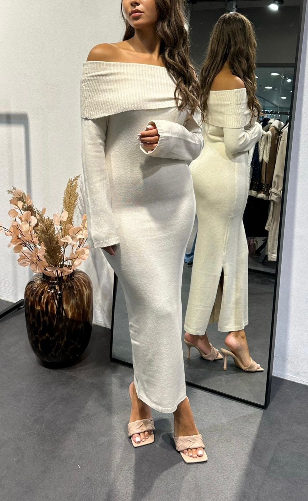 Giulia | Elegant Knitted Maxi Dress