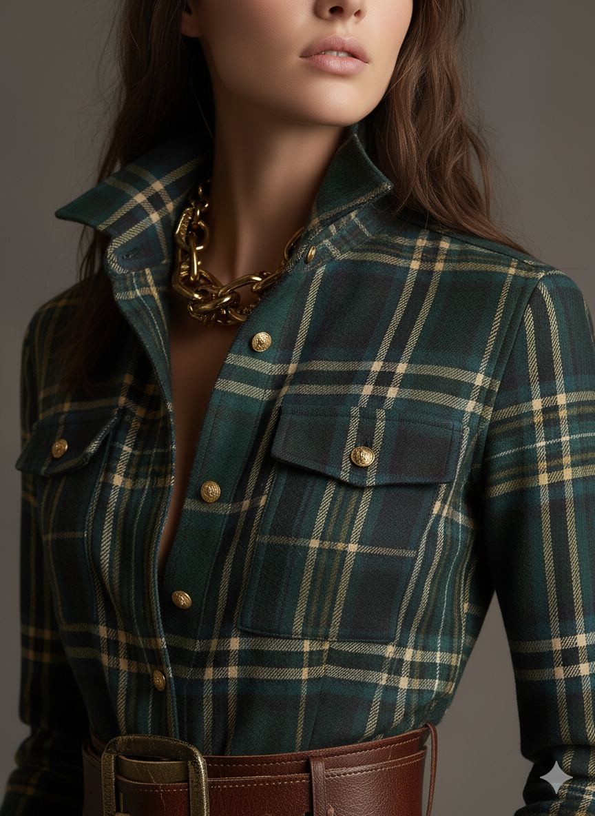 Lila | Belted Cotton Shirtdress