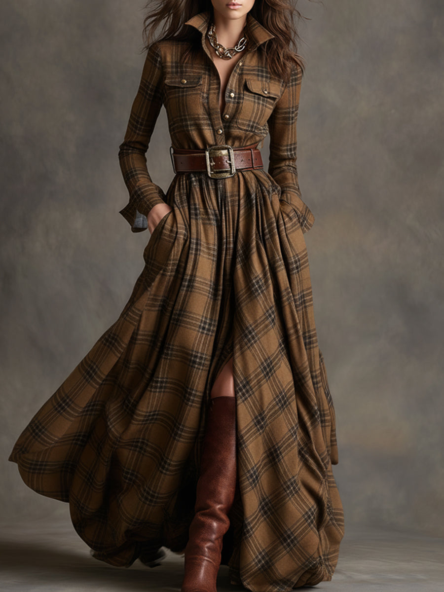 Scarlett | Elegantly Belted Shirt Dress