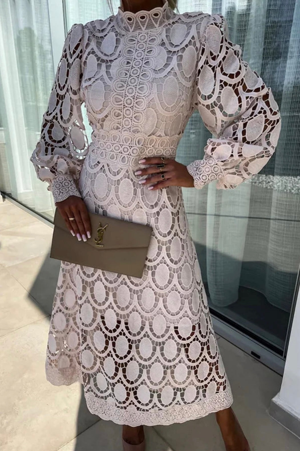 Amara | Exquisite Lace Sheath Dress