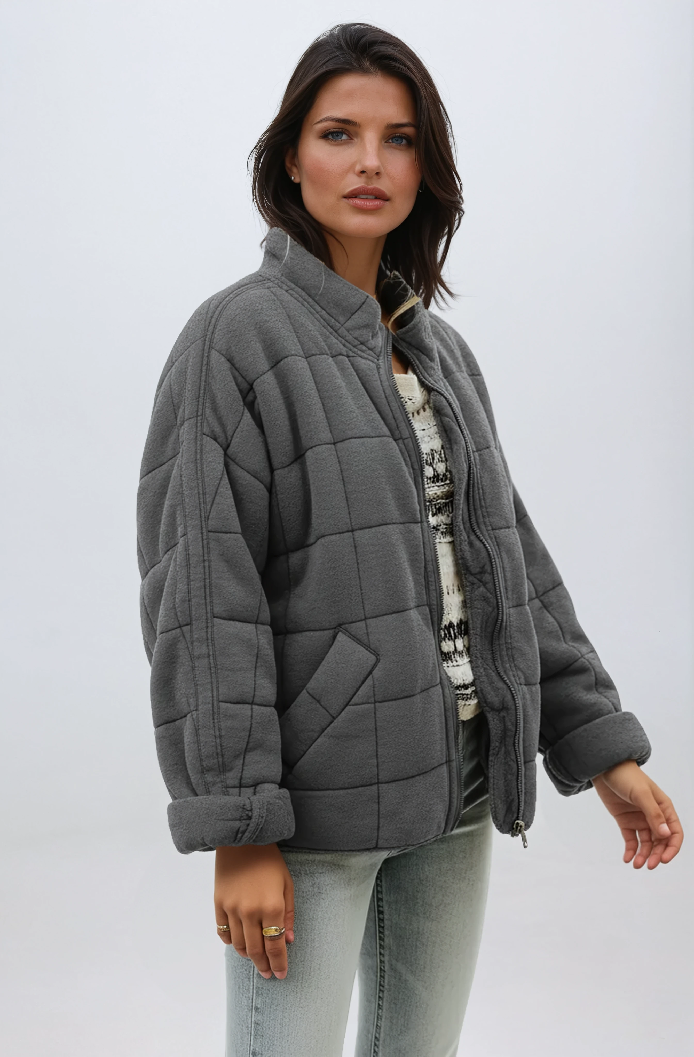 Juliette | Oversized Quilted Coat