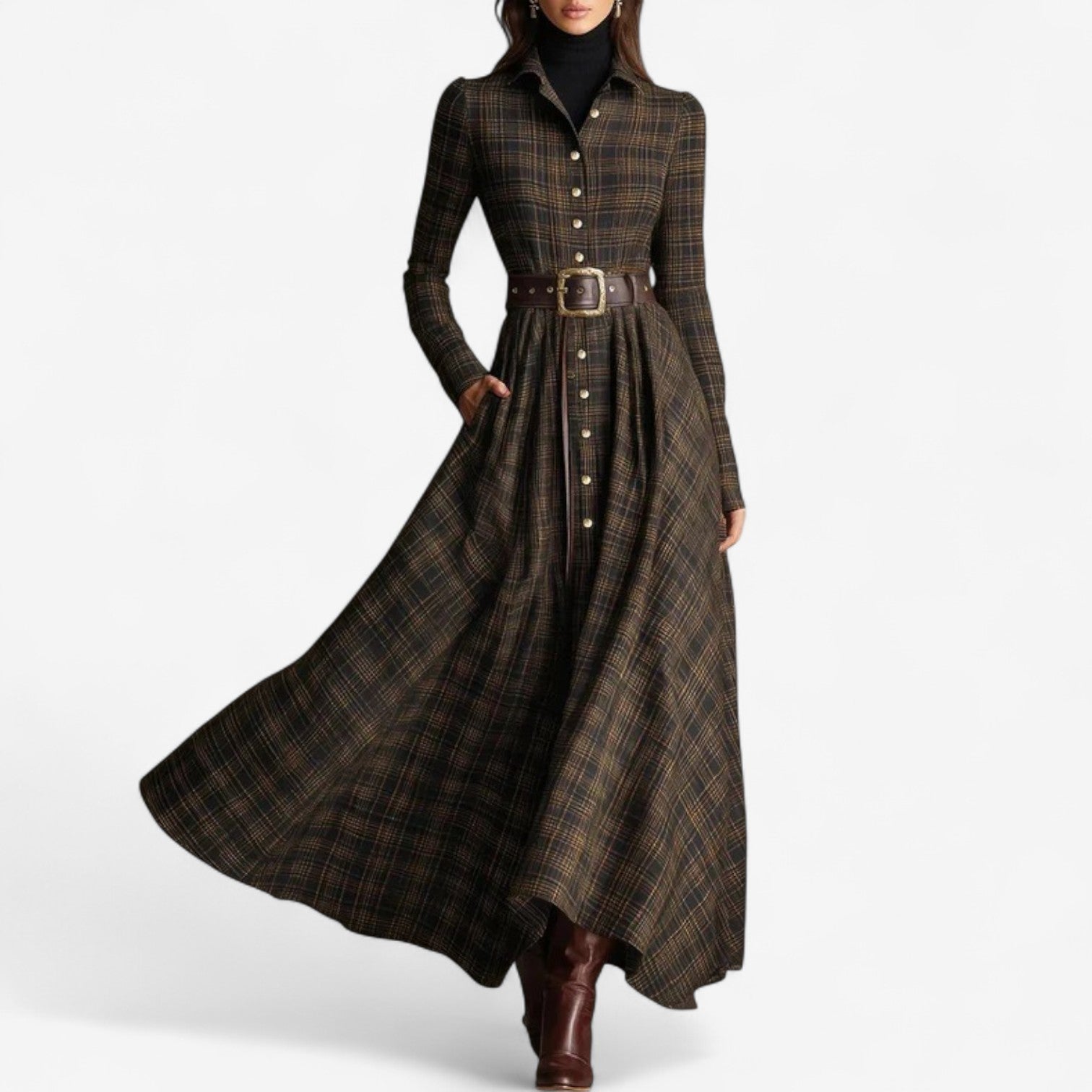 Sarina | Vintage-Inspired Maxi Dress