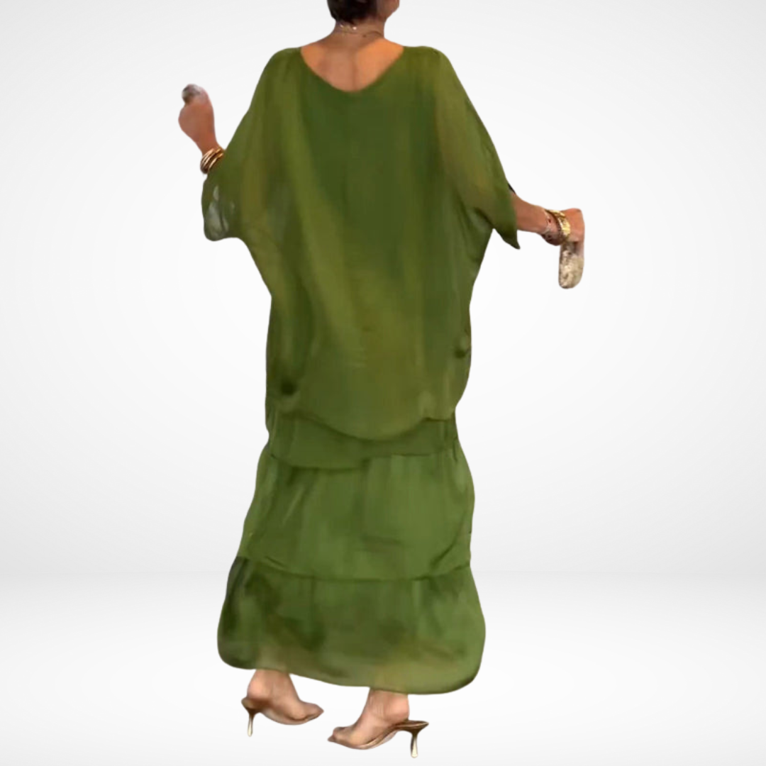 Hylda™ Artistic Loose Maxi Dress