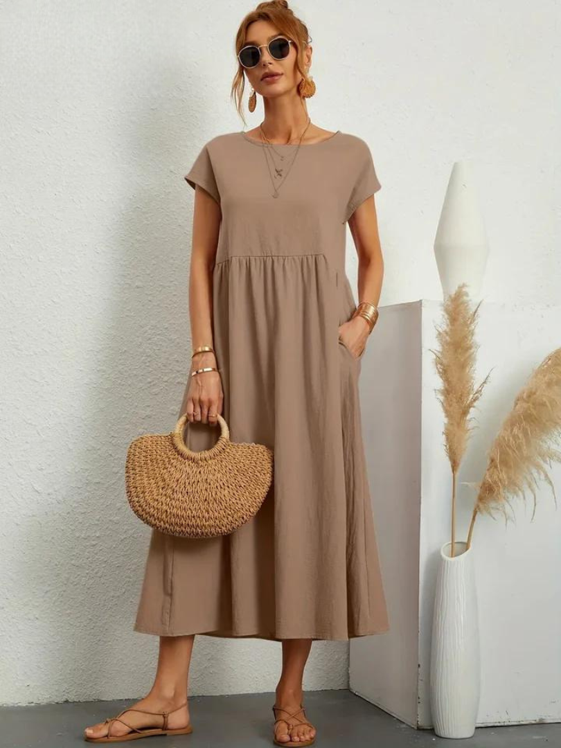 Charlene | Effortless Linen Dress