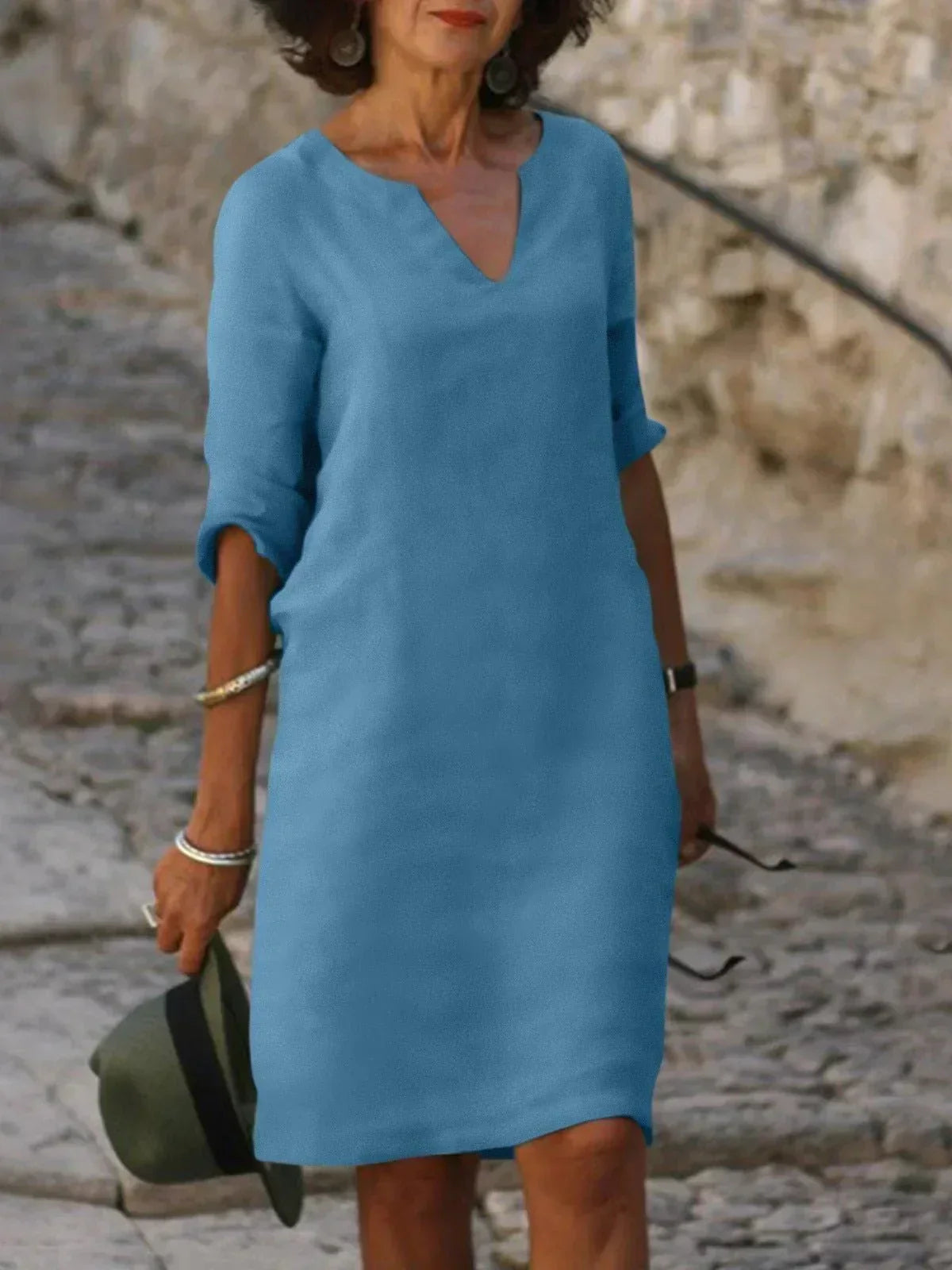 Elsa | Refined V-Neck Dress