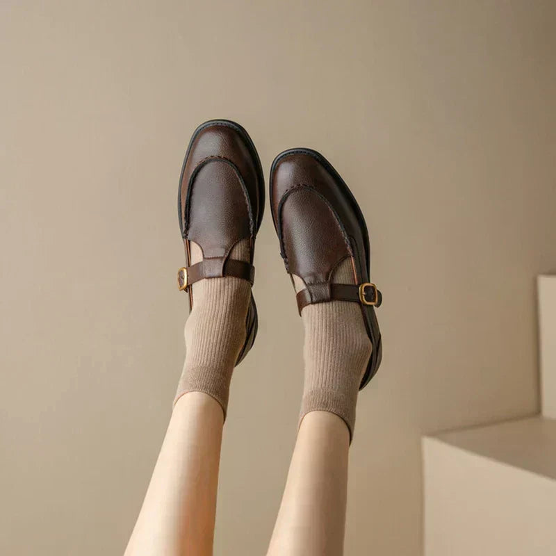 Sylvie | Vintage Leather Loafers