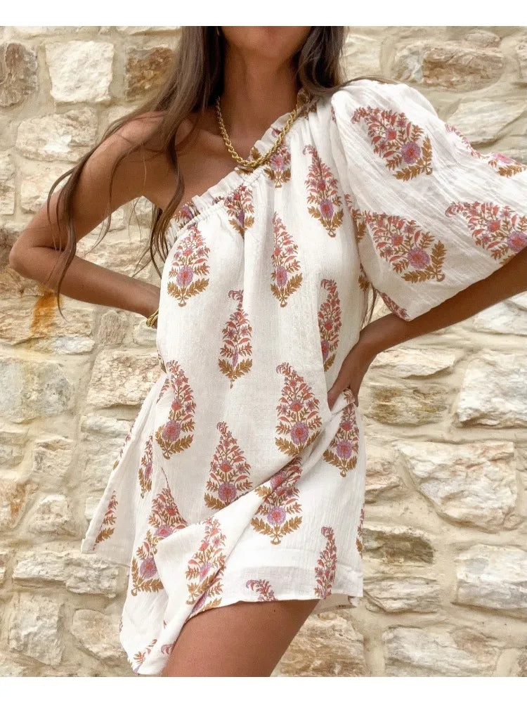 Mariselle | Floral Print Mini Dress