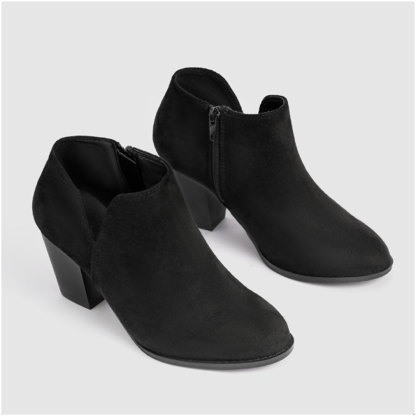 Hazel | Pointed Suede Ankle Boots