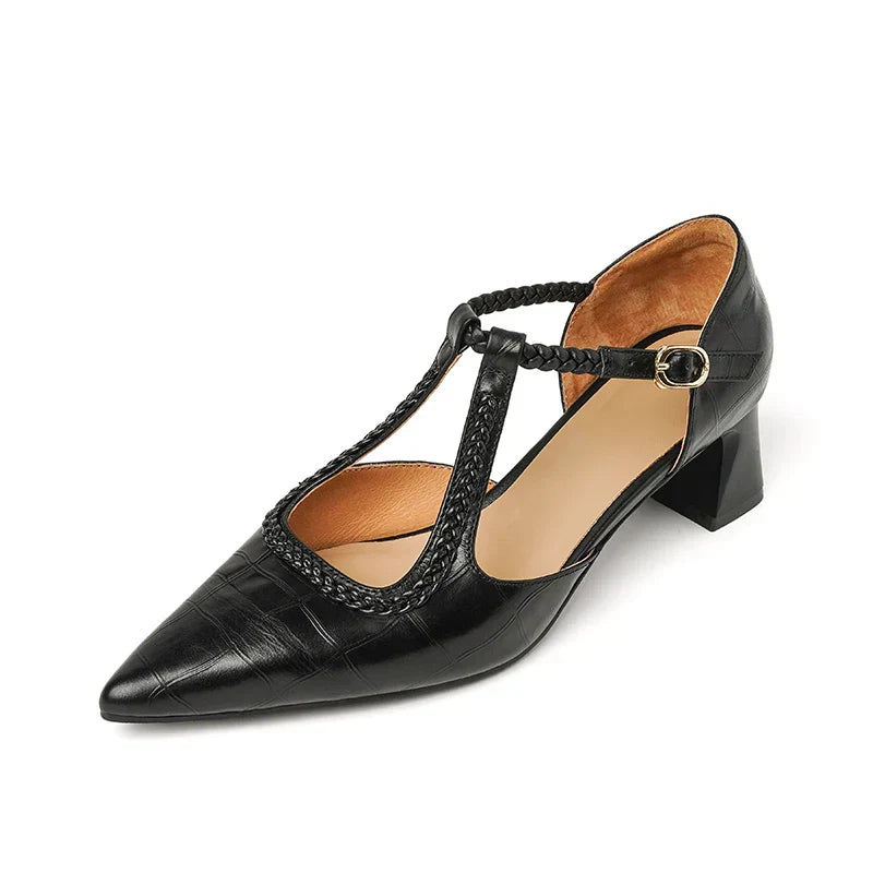 Amara | Timeless Leather Heels