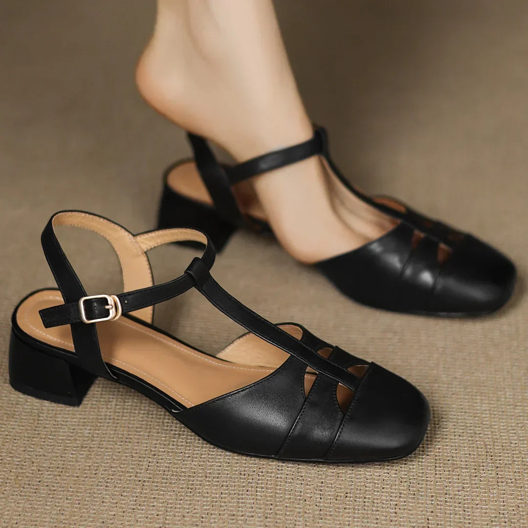 Livia | Braided Leather Ballerinas