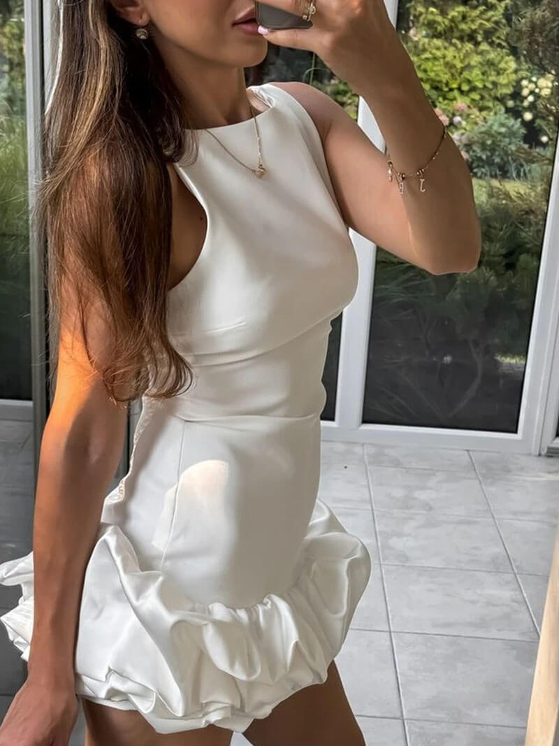 Giselle | Elegant Sleeveless Mini Dress