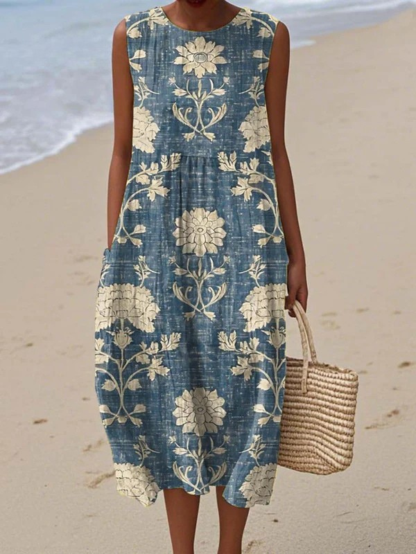 Belle | Boho Midi Dress