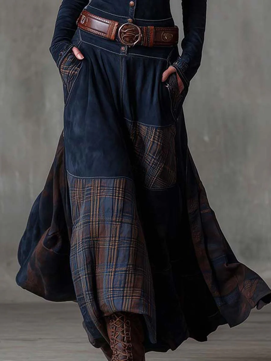 Mireille | Belted Suede Dress