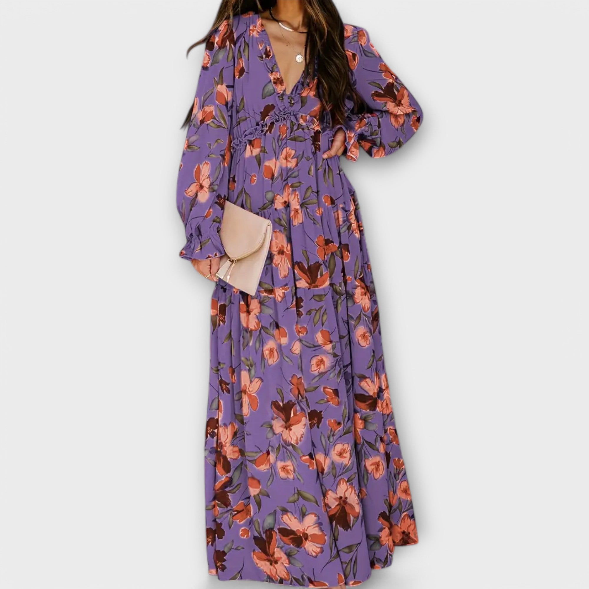 Rosemarie | Timeless Floral Maxi Dress