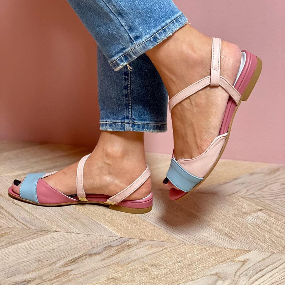 Elysia | Colour-Blocked Ballet Flats