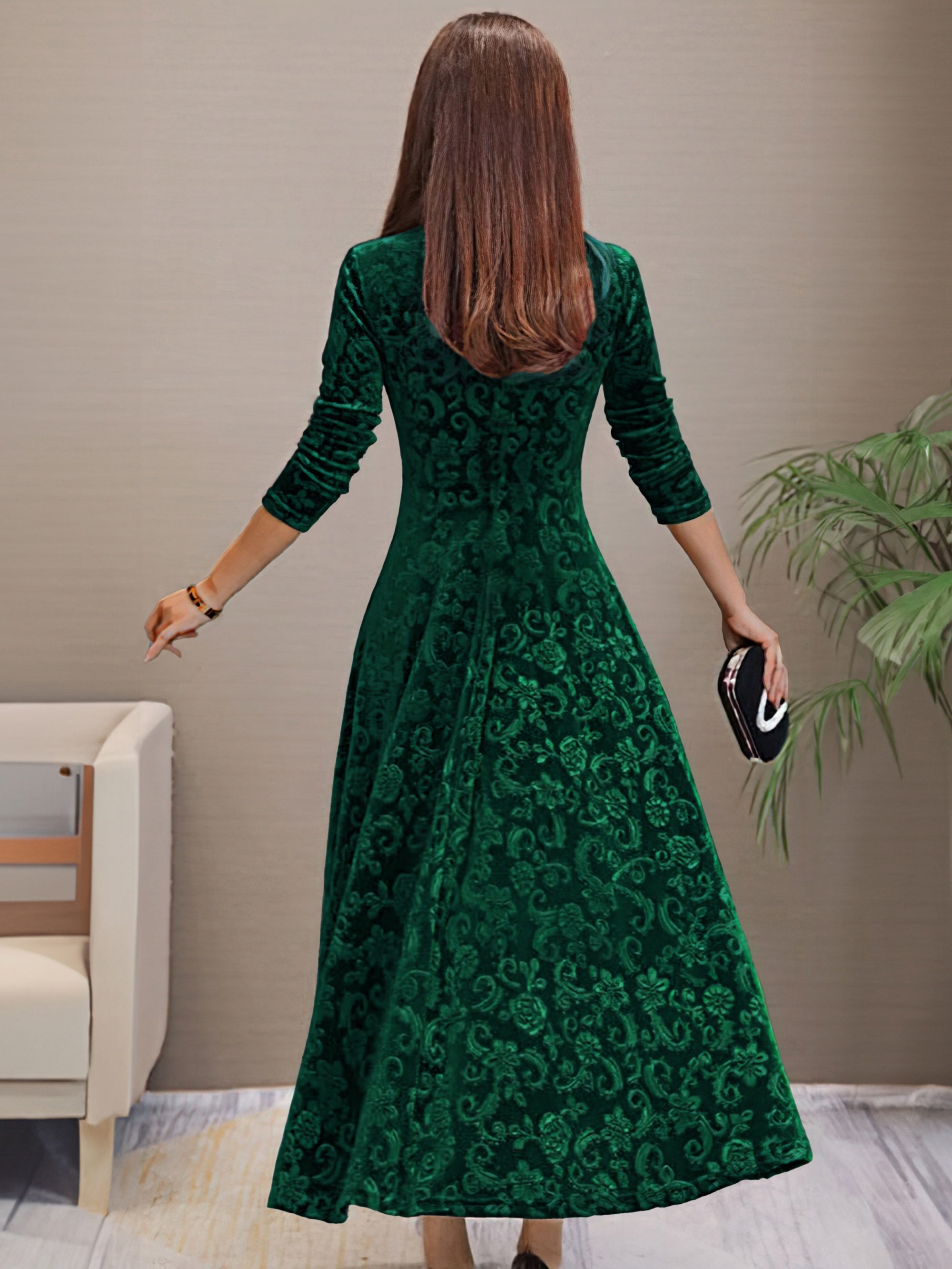 Daphne | Luxe Velvet Evening Dress