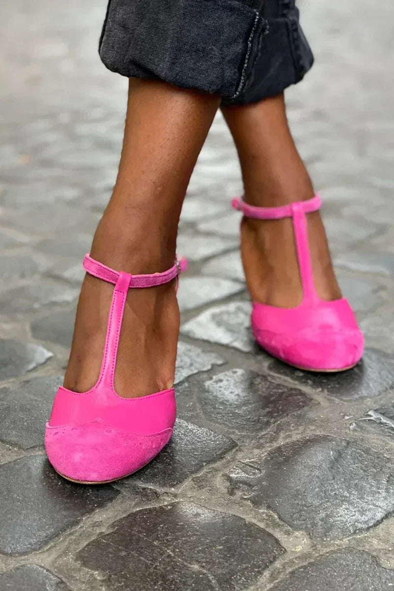 Dahlia | T-Bar Strap Closed Sandal