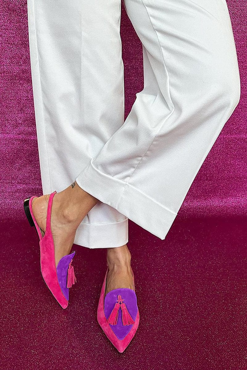 Tara | Elegant Tassel Slingbacks